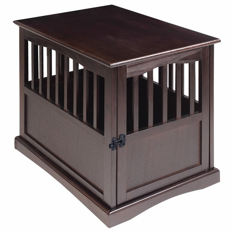 Casual Home 600-44 Pet Crate, Espresso, 24 Inch