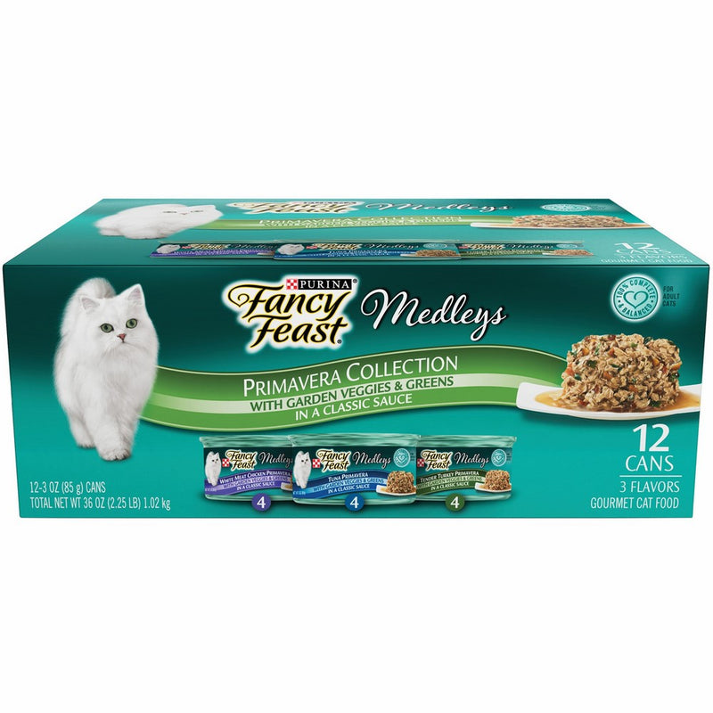 Purina Fancy Feast Primavera Collection Cat Food - (24) 3 oz. Cans