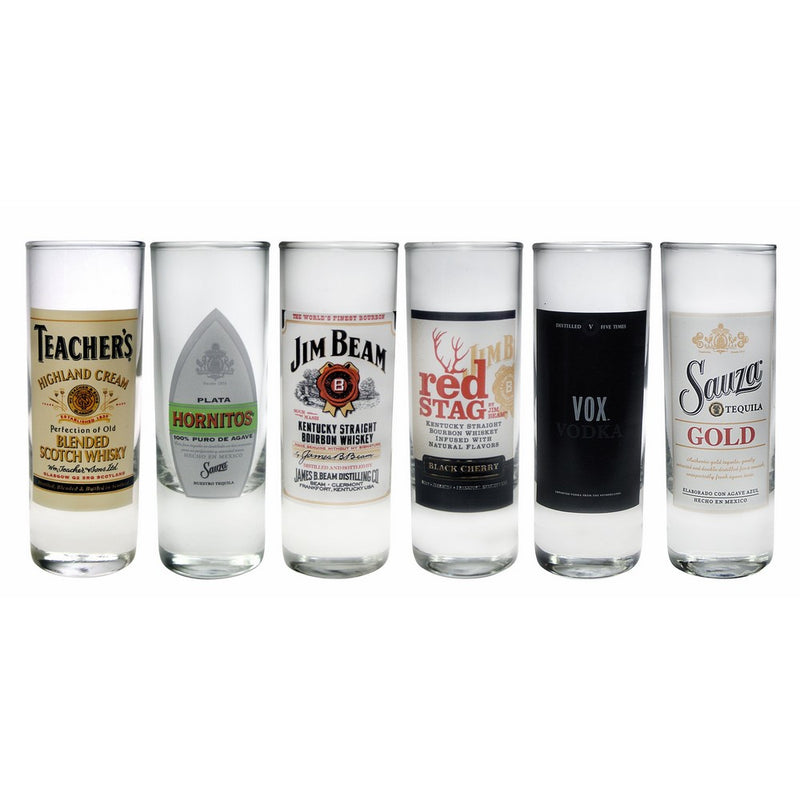 ARC International Luminarc Top Shelf Assorted Shot Glass, 2.25-Ounce, Set of 6