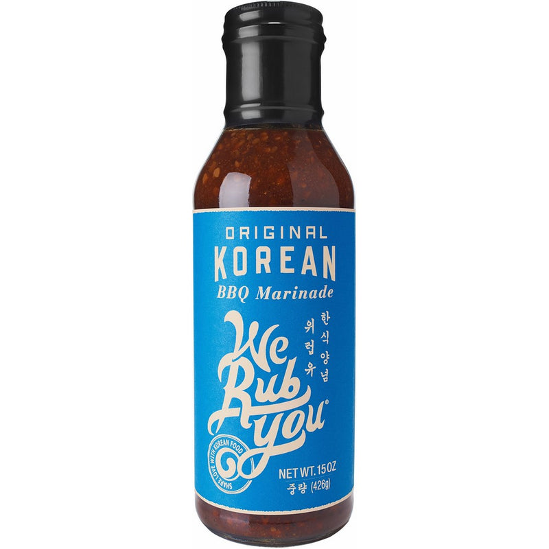 WE RUB YOU Original Korean BBQ Marinade & Sauce (Net Wt 15 oz)