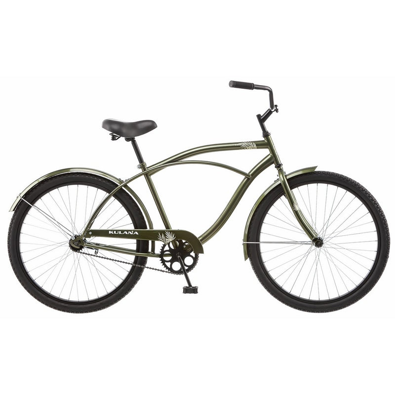 Kulana Men's Cruiser Bike, 26-Inch, Green