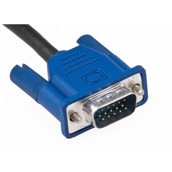 6FT Super SVGA VGA Monitor Male to Male M to M Extension Cable (Blue)