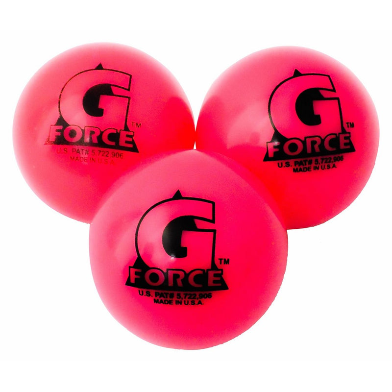 Mylec Cool Weather Liquid Filled G-Force Hockey Balls, (Pack of 3) PINK