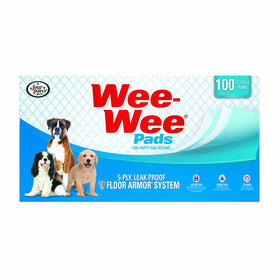 Four Paws Wee-Wee Standard Puppy Pads, 100 Ct Box
