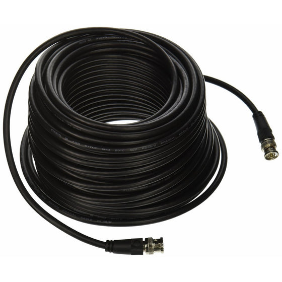 C2G 40032 75 OHM BNC Cable, Black (100 Feet, 30.48 Meters)