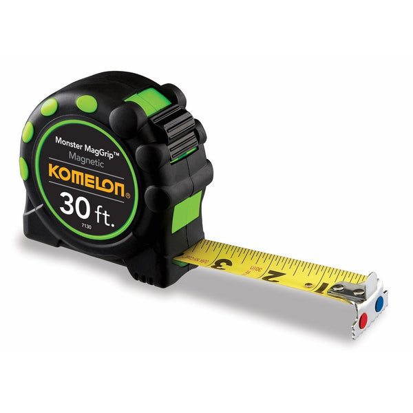 Komelon 7130 Monster MagGrip 30-Feet Measuring Tape with Magnetic End