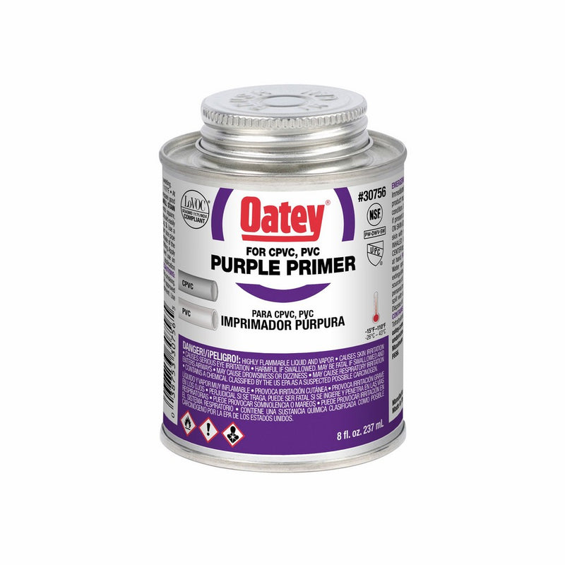 Oatey 30756 NSF Listed Primer, Purple, 8-Ounce