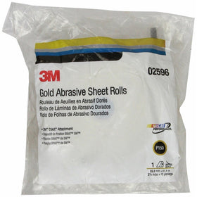 3M 02596 Stikit Gold 2-3/4" x 45 Yard P150A Grit Sheet Roll