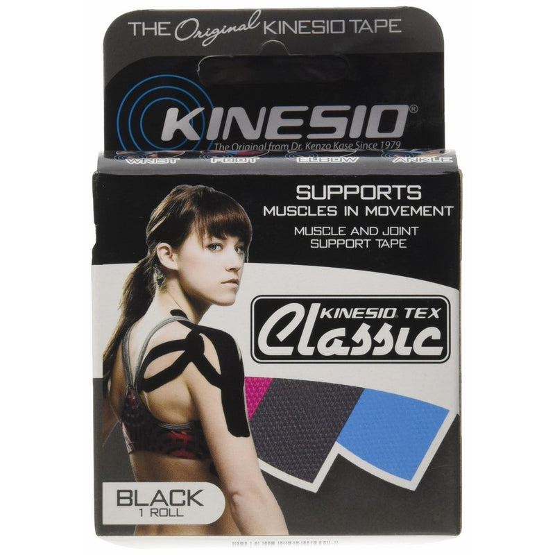 Kinesio Tex Classic, Black, 2 in x 13.1 Ft