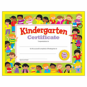 TREND enterprises, Inc. Kindergarten Certificate , 30 ct