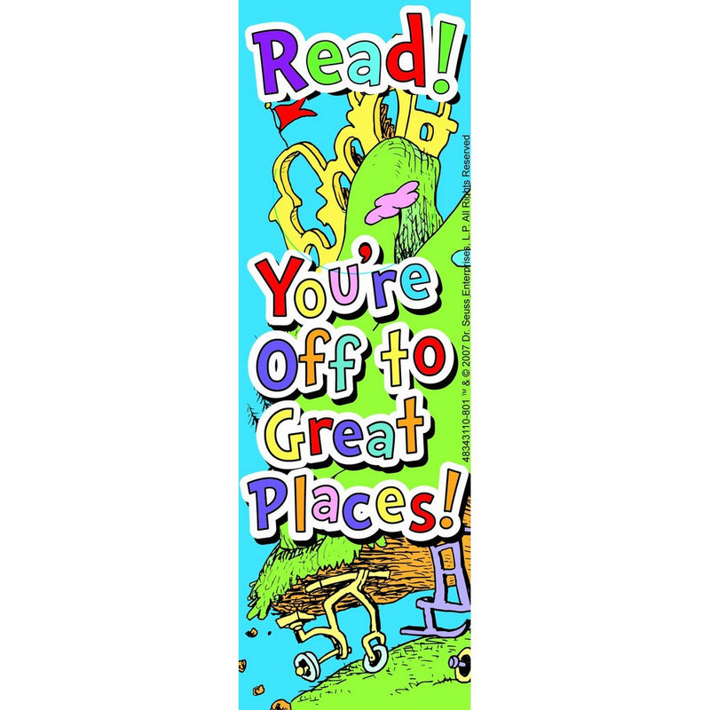 Eureka 834311 Dr. Seuss Bookmarks, Set of 36, Oh The Places