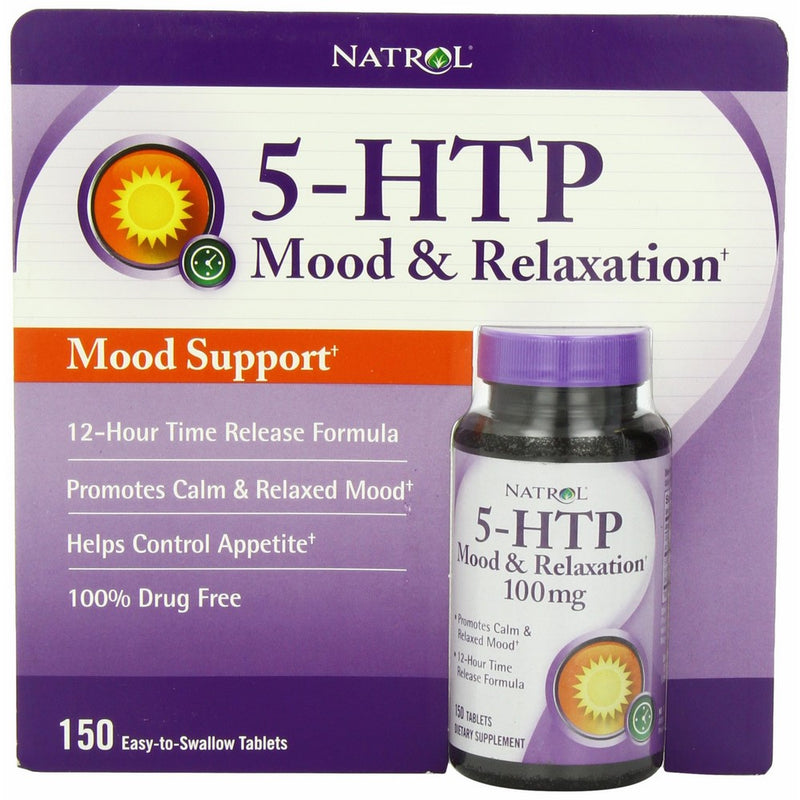 Natrol 5-HTP Mood Enhancer, 100mg, 150 Tablets