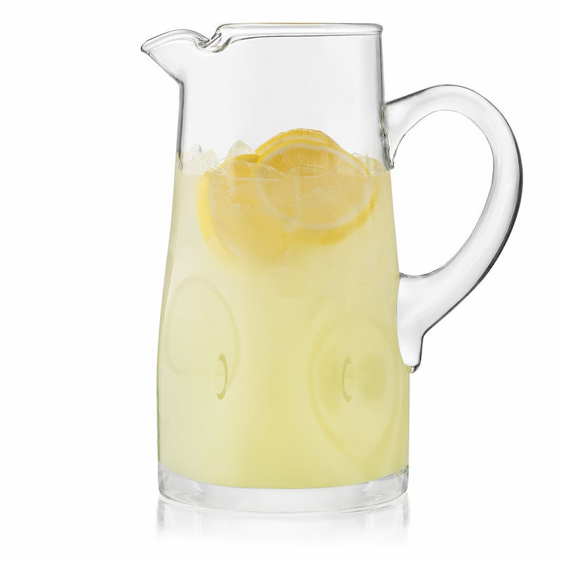 Libbey Impressions Glass Pitcher, 1-80 ounce Glass Pitcher, 10 inch height, Lead-Free