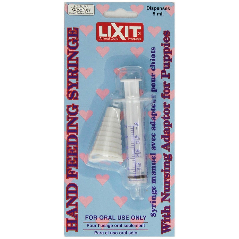 Lixit Corporation DLX0487 Small Animals Feeding Syringe with Nursing Adapter