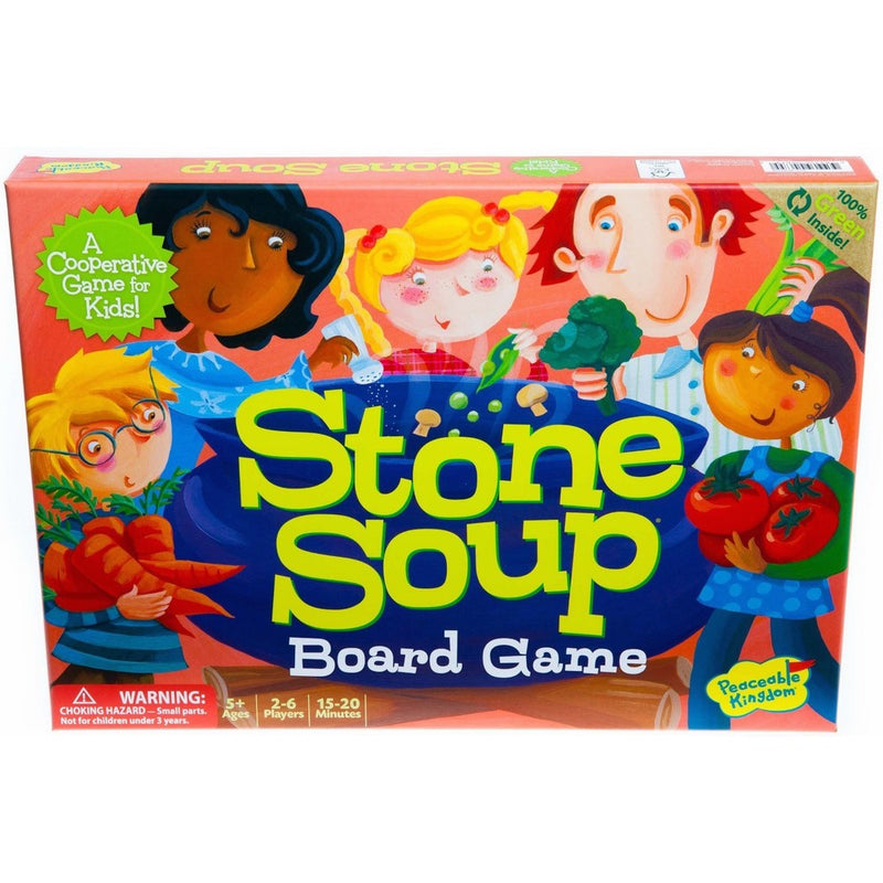 Peaceable Kingdom Stone Soup Award Winning Cooperative Matching Game for Kids