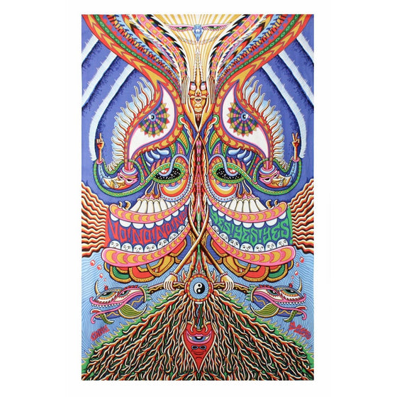 Sunshine Joy 3D Yes Yes Yes No No No Tapestry Hanging Wall Art Beach Wrap - Artwork By Chris Dyer - Amazing 3-D Effects (60X90 inches)