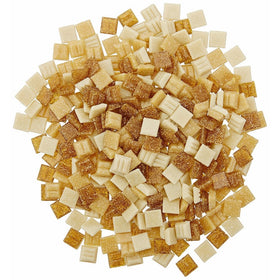 Jennifer's Mosaics Desert Mix 3/8-Inch Venetian Style Glass Mosaic Tile, Assorted Colors, 8-Ounce