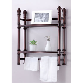 Best Living Monaco Wall Mount/Countertop Etagere Shelf, Oil Rubbed Bronze
