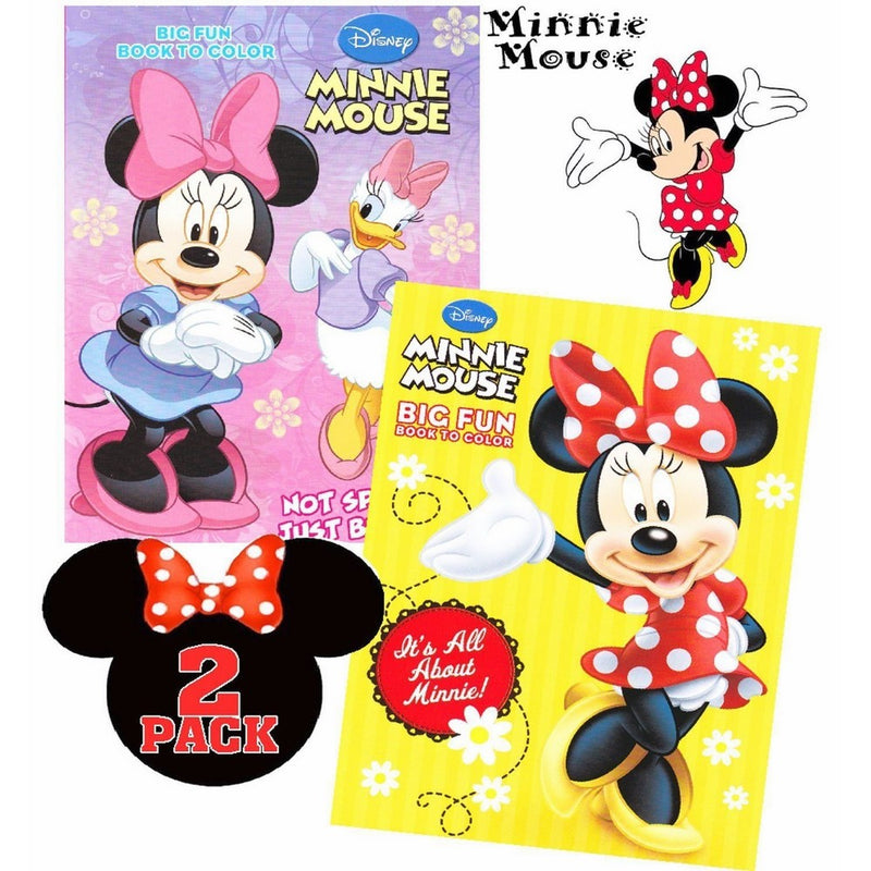 Disney Minnie Mouse Coloring Books - 2-pack Set