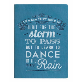Eccolo World Traveler Essential Collection, 5 x 7 Inches Lined Journal, Blue Wait for the Storm (D316A)
