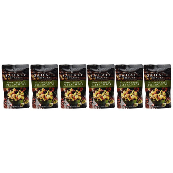 Sahale Snacks Pomegranate Pistachios Premium Blend, 4 Ounce - 6 per case