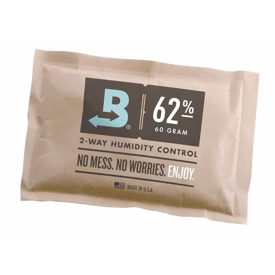 Boveda 62-Percentage RH Individually Over Wrapped 2-Way Humidity Control Pack, 60gm