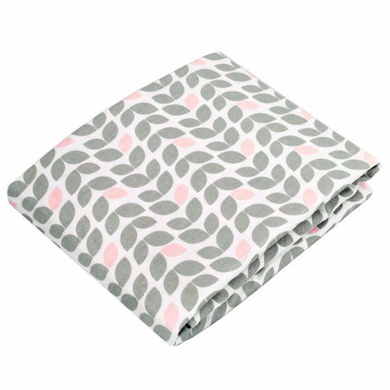 Kushies Baby Fitted Bassinet Sheet, Grey Petal