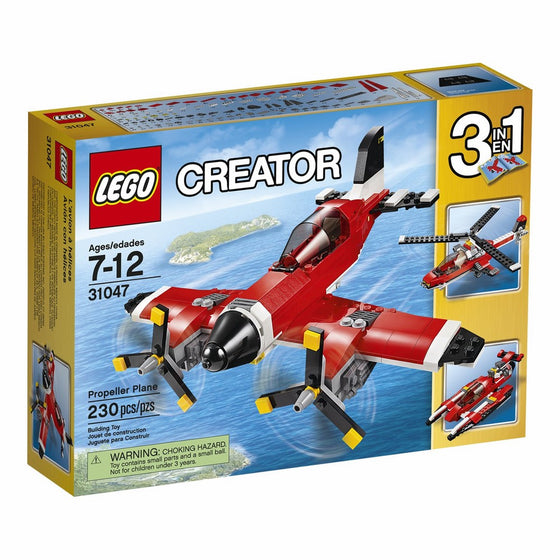 LEGO Creator Propeller Plane 31047 Building Toy, Vehicle Set