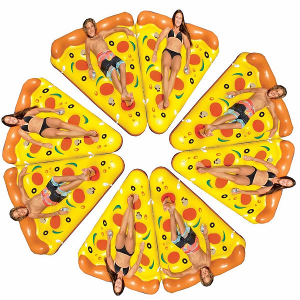 Swimline Giant Inflatable Pizza Slice for Swmming Pool (8 Pack)