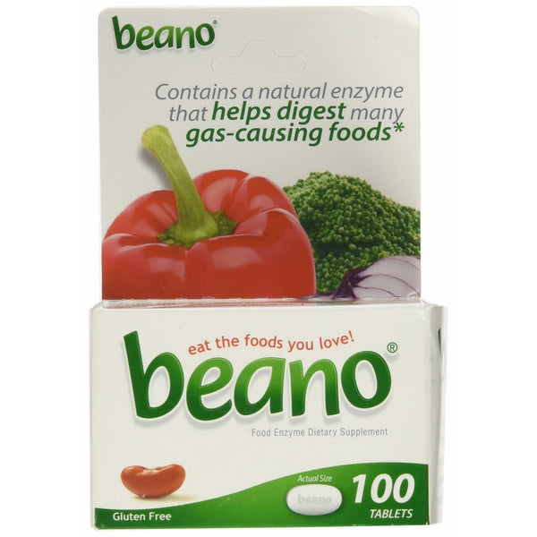 Beano Food Enzyme Tabs, 100 ct