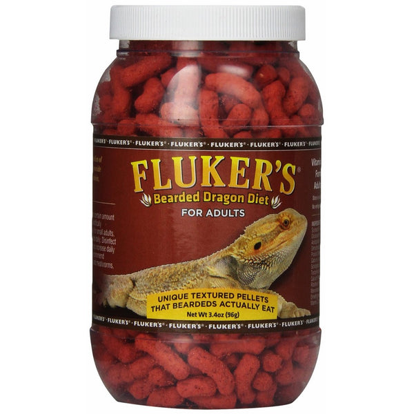 Fluker Labs SFK76021 Adult Bearded Dragon Diet Food, 3.4-Ounce