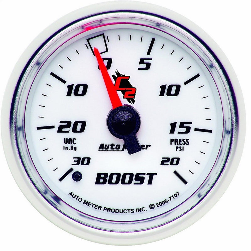 Auto Meter 7107 C2 Mechanical Boost / Vacuum Gauge