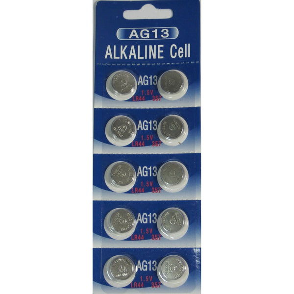 50 x AG13/LR44/A76 Alkaline button cell battery