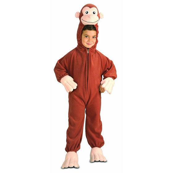 Rubie's Costume Curious George Fleece Child's Costume, Medium