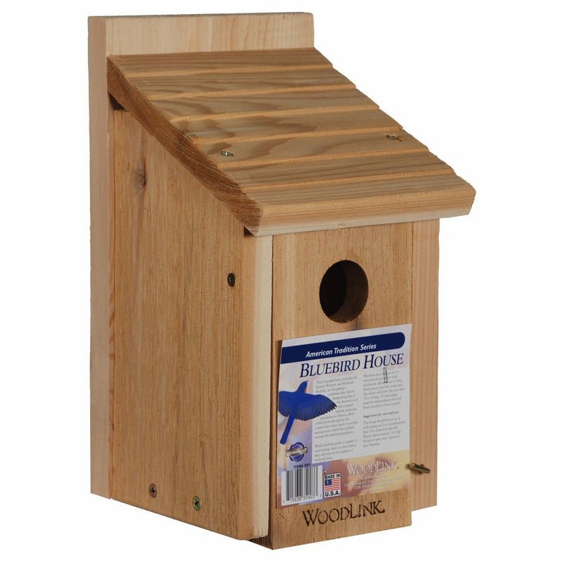 Woodlink Wooden Bluebird House - Model BB1