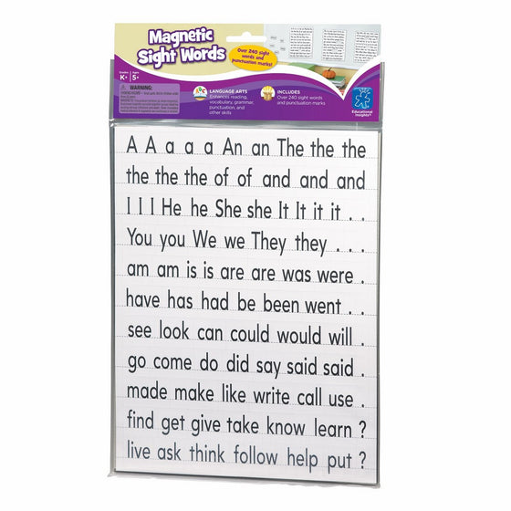 Educational Insights Magnetic Sight Words and Sentence Builders