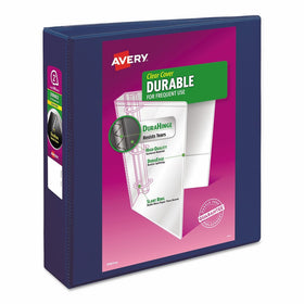 Avery 17034 Durable View Binder w/Slant Rings, 11 x 8 1/2, 2" Cap, Blue
