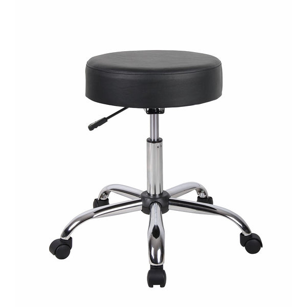 Boss Office Products B240-BK Be Well Medical Spa Stool in Black