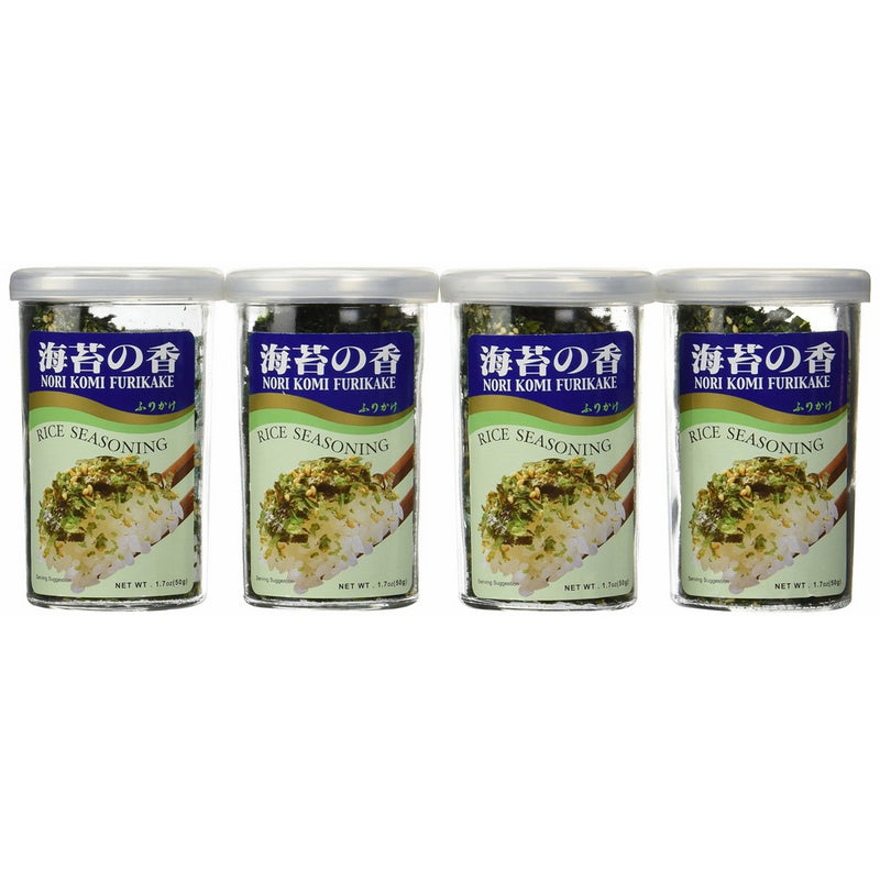 JFC Nori Fumi Furikake Rice Seasoning, 1.7-Ounce Jars (Pack of 4)
