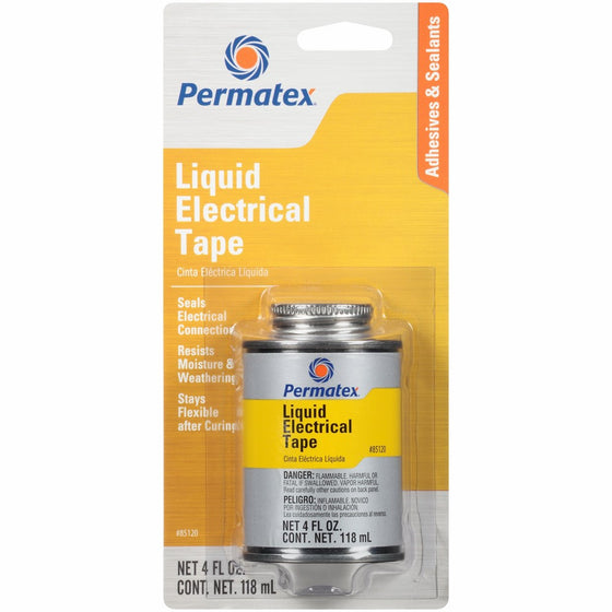 Permatex 85120 Liquid Electrical Tape, 4 oz