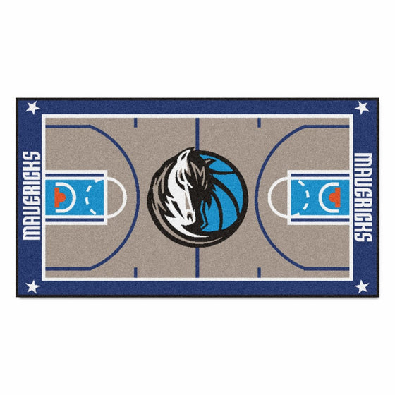 FANMATS NBA Dallas Mavericks Nylon Face NBA Court Runner-Small