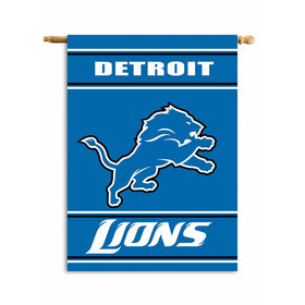 NFL Detroit Lions 2-Sided 28-by-40-Inch House Banner
