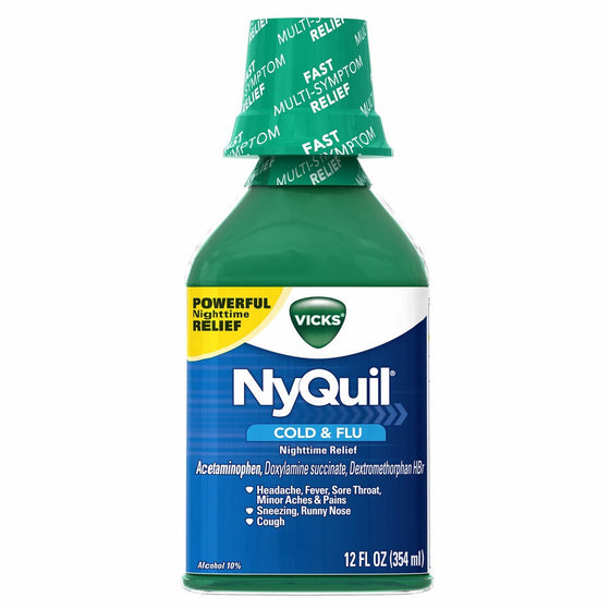 Vicks Nyquil Original Liquid - 12 Oz.