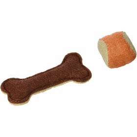 Hip Doggie Bone/Ball Loofah Toy Playtime Set