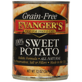 Evangers Grain Free Sweet Potato, for Dogs and Cats, 13-Ounce, 12 Count