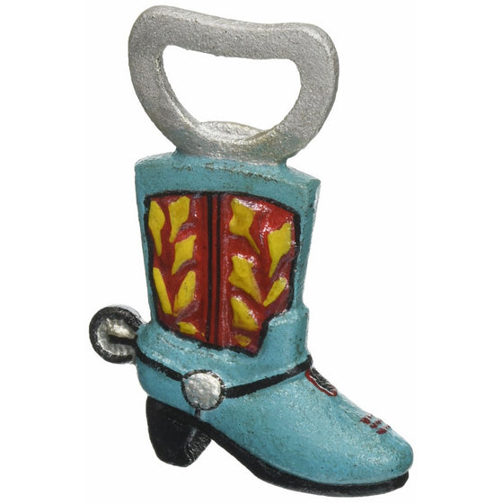 Design Toscano Western Cowboy Boot Cast Iron Bottle Opener: Set of Two