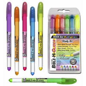 Accu-Gel Bible Highlighter Study Kit (Pack of 6)