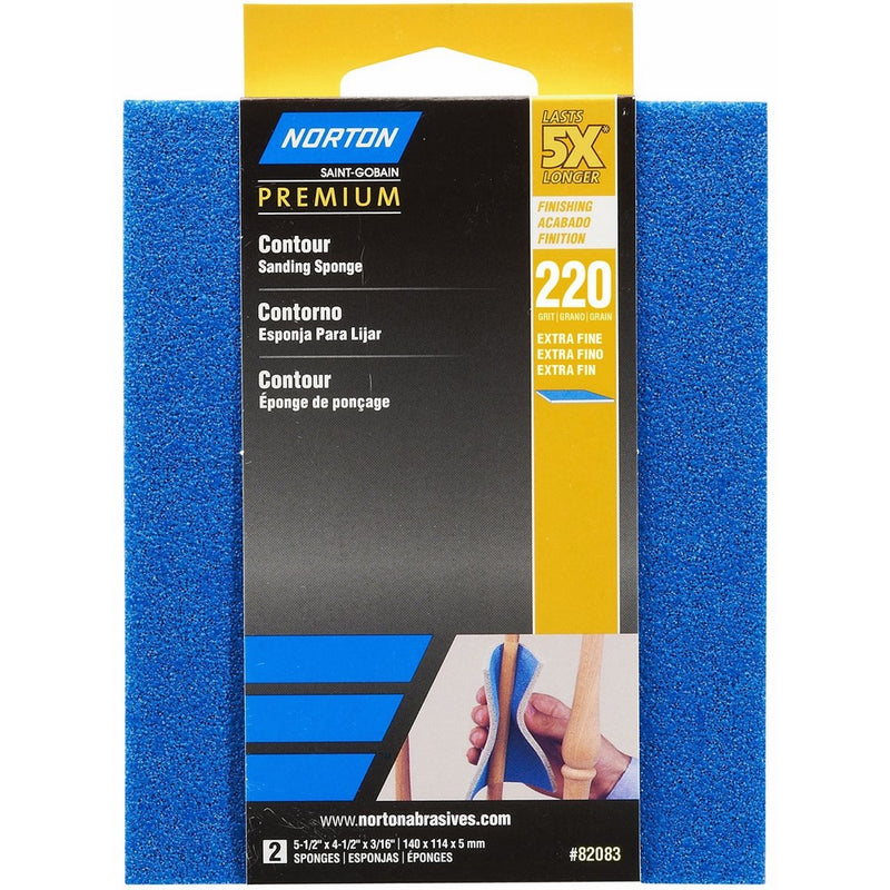 Norton 82083 5 X 220 Grit Contour Sanding Pads