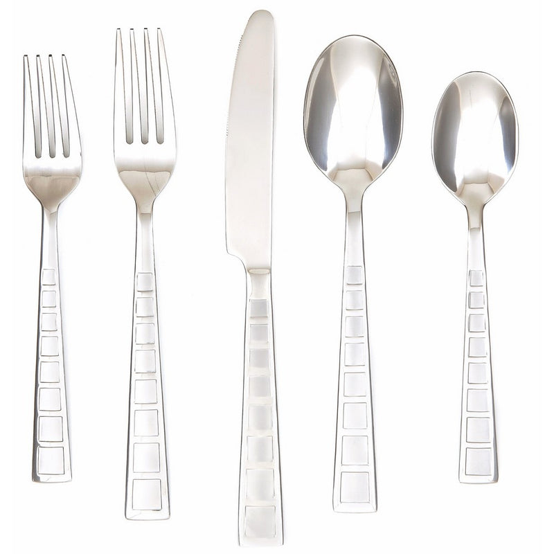Cambridge Silversmiths Mosaic Sand 20-Piece Flatware Set, Service for 4
