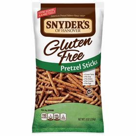 Snyder's of Hanover Gluten Free Pretzel Sticks, 8 Ounce (Pack of 12)